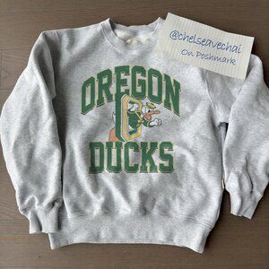 Vintage Oregon Ducks Football Sweatshirt University of Oregon big logo Shirt tee
